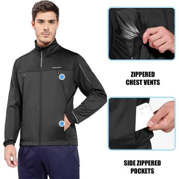 BALEAF Men's Winter Cycling Jacket - Windproof Gear