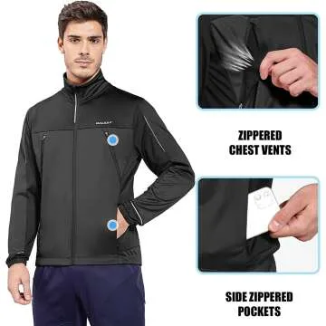 BALEAF Men's Winter Cycling Jacket - Windproof Gear