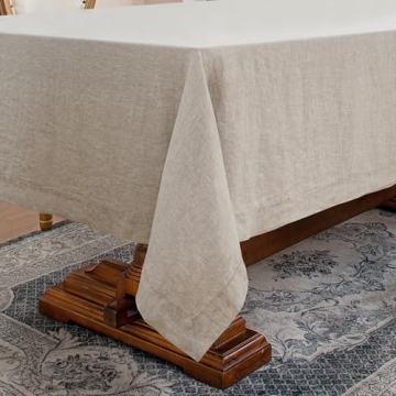 Elegant Linen Tablecloth for Dining and Events 55" x 55"
