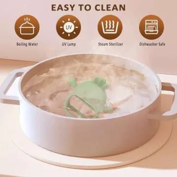 Socub Silicone Teething Mitten for Babies 3-12 Months