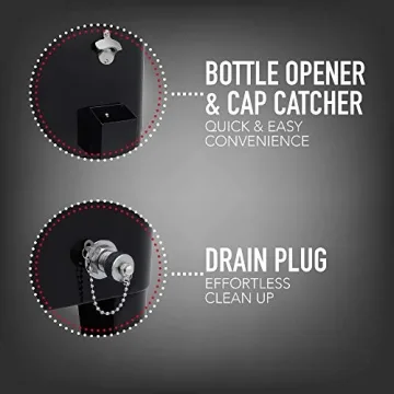 Permasteel 80-Qt Retro Outdoor Rolling Cooler