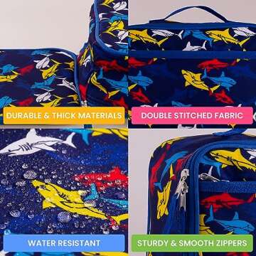 Zulay Insulated Lunch Bag - Spacious & Durable