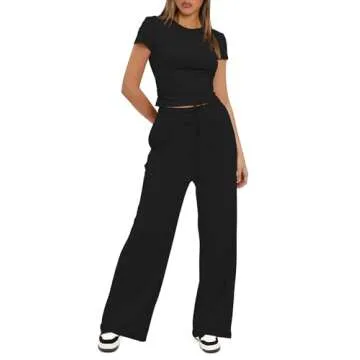 Darong Women's Cozy Two Piece Lounge Set - Stylish Comfort