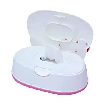 LEC 99.9% Water Wet Wipes with Hello Kitty Case, 80 Sheets