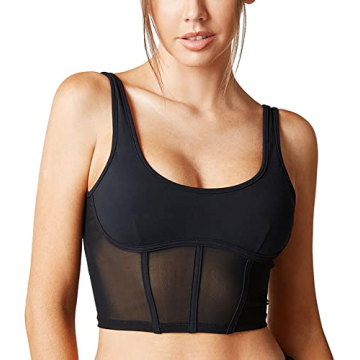 Mustcan Open Back Padded Sports Bra - Ultimate Comfort & Style for Yoga & Fitness