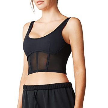 Mustcan Open Back Padded Sports Bra Yoga Fitness Wear