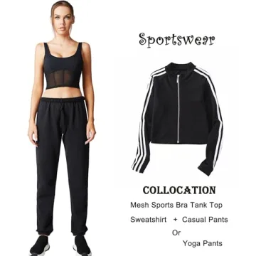 Mustcan Open Back Padded Sports Bra Yoga Fitness Wear