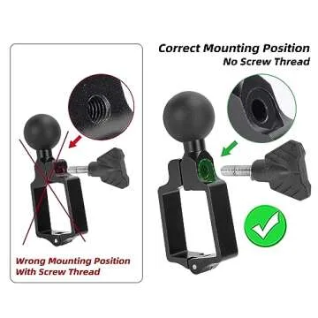 Roykaw Golf Cart Fan Portable USB Input Compatible with EZGO Club Car Yamaha, 3-speed Settings, 360 Degree Rotation, Long Lasting, Low Noise Designed, Quick Release & Won't Fall off