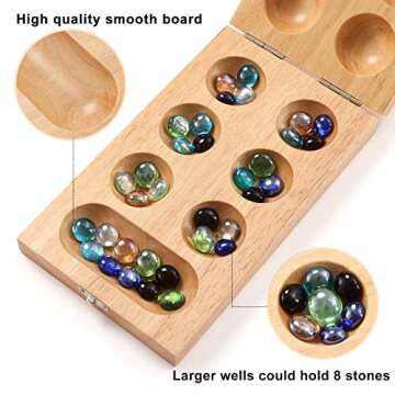 Ceebyfa Mancala Board Game - Classic Fun for All Ages