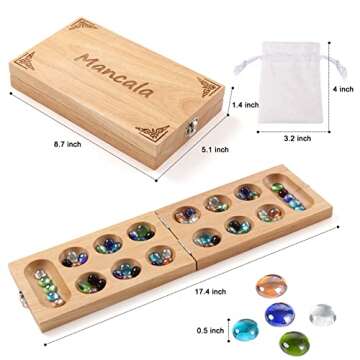 Ceebyfa Mancala Board Game - Classic Fun for All Ages