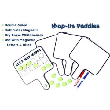 6 Word Mapping Paddles for Phonemic Awareness and Reading Skills