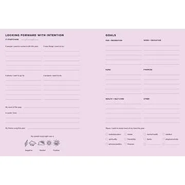 52 Lists Planner Undated 12-month Monthly/Weekly Spiralbound Planner with Pocket s (Black Floral): Includes Prompts for Well-Being, Reflection, Personal Growth, and Daily Gratitude