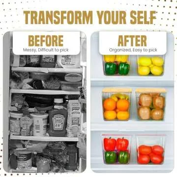 (New) 2 Set Pantry Organizer Storage Stackable, Kitchen Counter Organizer for Potato Onion Vegetable Fruit, Clear Large Basket with Open Front, Bamboo Lid, Eco-Friendly, Multi-Function, Rubber Feet