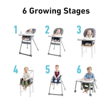 Graco® Table2Table LX 6-in-1 Highchair, Arrows with Infant Head Support & One-Hand Removable Tray