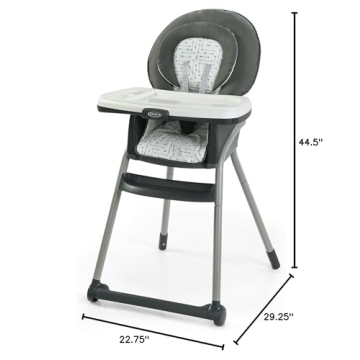 Graco® Table2Table LX 6-in-1 Highchair, Arrows with Infant Head Support & One-Hand Removable Tray