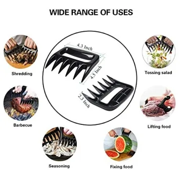 Strong Stainless Steel Turkey Lifting Forks and Meat Claws