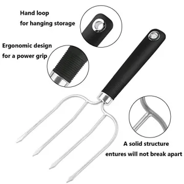 Strong Stainless Steel Turkey Lifting Forks and Meat Claws