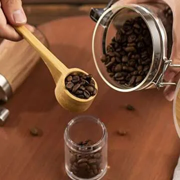 Yangbaga Glass 45 OZ Storage Jars with Airtight Lids