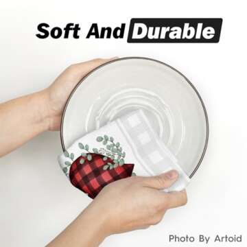 Soft and Stylish Valentine’s Day Kitchen Towels Set of 2