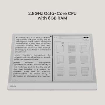 BOOX Tablet Note Max 13.3 No Frontlight B/W ePaper Notebook Carta 1300 300 PPI 6G 128G