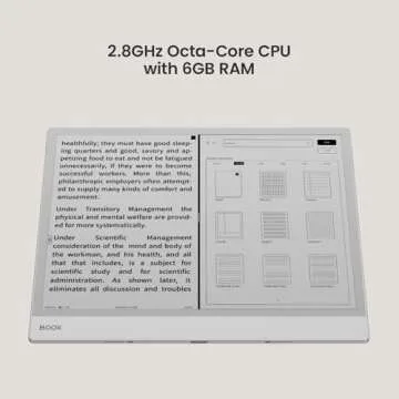 BOOX Tablet Note Max 13.3 No Frontlight B/W ePaper Notebook Carta 1300 300 PPI 6G 128G