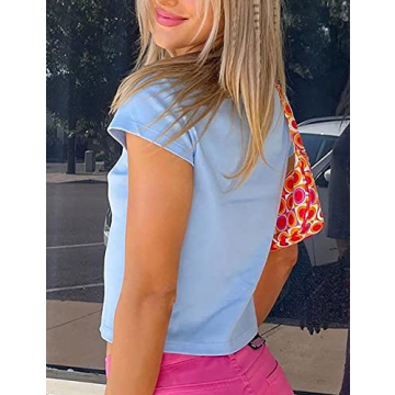 MISSACTIVER Dump Him Letter Crop T-Shirt - Trendy & Chic