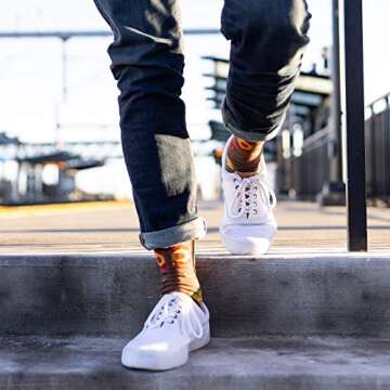 Lavley If You Can Read This, Bring Me Funny Socks - Novelty Gifts for Men, Women and Teens (US, Alpha, One Size, Regular, Regular, Taco)