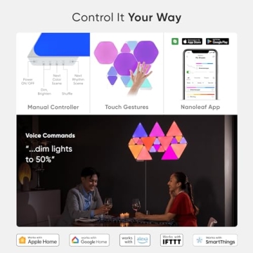 Nanoleaf Shapes Smart RGBW Wall Lights for Gamers