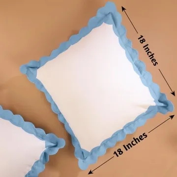 Boho Throw Pillow Covers 18x18 Set of 2 Stylish Decor