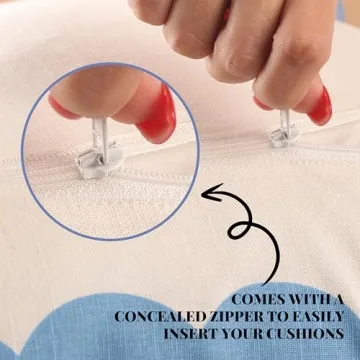 Boho Throw Pillow Covers 18x18 Set of 2 Stylish Decor