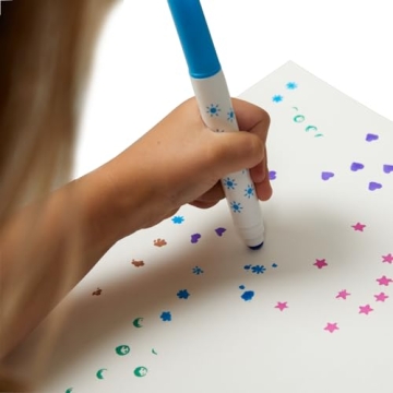 Colorations Washable Marker Stampers for Kids - 44 Count