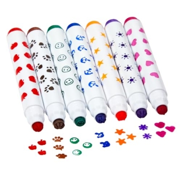 Colorations Washable Marker Stampers for Kids - 44 Count
