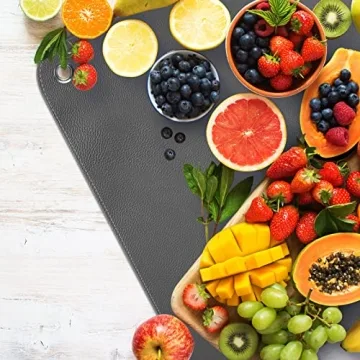 Stylish Linkidea Vegan Leather Splat Mat for High Chair