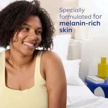 NIVEA Skin Firming Melanin Beauty and Hydration Body Lotion with Q10 and Argan Oil, Firmer Skin in as Little As Two Weeks, 16.9 Fl Oz Bottle