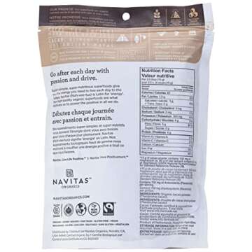 Navitas Organics Cacao Powder, Bags, 30 Servings, 1 Pound (Pack of 1), 16 Ounce