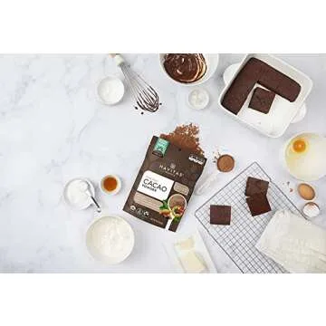 Navitas Organics Cacao Powder, Bags, 30 Servings, 1 Pound (Pack of 1), 16 Ounce