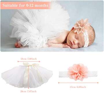 Charming 4 PCS Newborn Photography Props for Girls