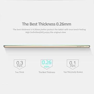 GARUNK iPad 9.7" Tempered Glass Screen Protector