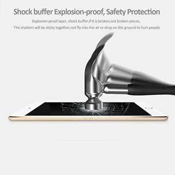iPad 9.7" (2018 & 2017) / iPad Pro 9.7 / iPad Air 2 / iPad Air Screen Protector GARUNK Tempered Glass Screen Protector [Crystal Clear] [Scratch Resist] [Bubble Free Install] [Apple Pencil Compatible]