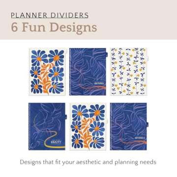 Organized by Happy Planner Dated 12-Month Planner, Jan.–Dec. 2025 Daily, Weekly, and Monthly Planner, Big Size, Dashboard Layout, Hues of Blues, 72 Pages, 12 Dividers, 2 Sticker Sheets, 9" x 11"