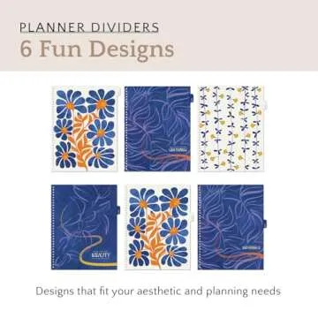 Organized by Happy Planner Dated 12-Month Planner, Jan.–Dec. 2025 Daily, Weekly, and Monthly Planner, Big Size, Dashboard Layout, Hues of Blues, 72 Pages, 12 Dividers, 2 Sticker Sheets, 9" x 11"