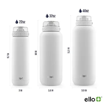 Ello Cooper 22oz Leak-Proof Stainless Steel Water Bottle