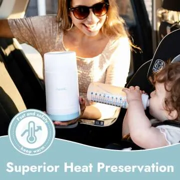 Papablic Portable Baby Bottle Warmer - 18 oz
