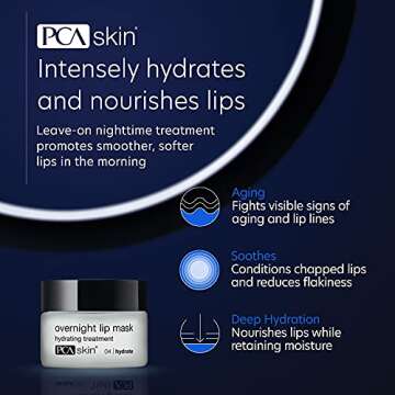 PCA SKIN Overnight Lip Balm Mask — Ultra-Moisturizing Lip Skin Care Treatment, Restores Moisture &...