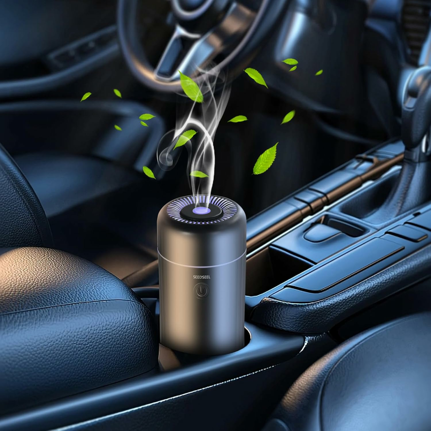 Mini USB Car Aromatherapy Diffuser with LED