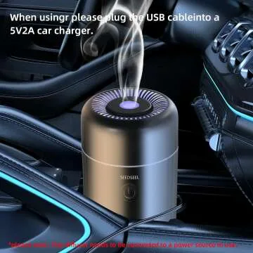 Mini USB Car Aromatherapy Diffuser with LED