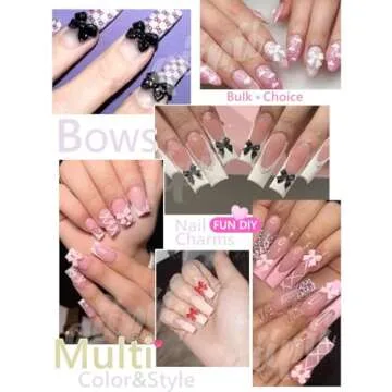 qiipii Bows Nail Charms Collection for Creative Nail Art