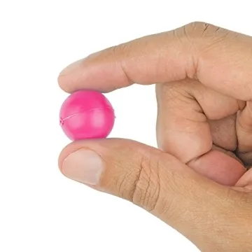 Mini Pink Ping Pong Balls for Games and Crafts - 100 Pack
