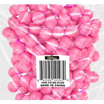Mini Pink Ping Pong Balls for Games and Crafts - 100 Pack