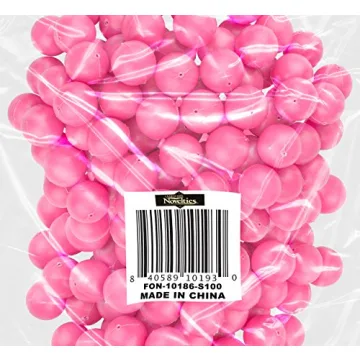 Mini Pink Ping Pong Balls for Games and Crafts - 100 Pack